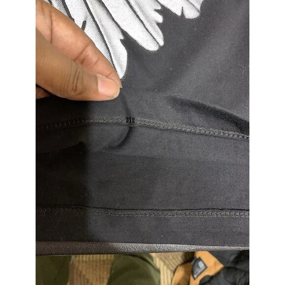 Harley Davidson Bald Eagle Biker Modern Boot Single Stitch AOP Tee Size XL - Picture 9 of 15